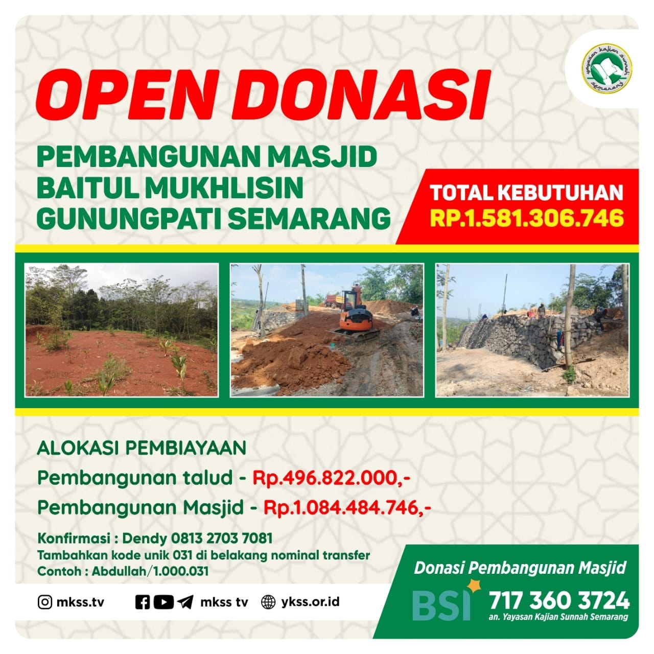 Flash Donasi Wakaf Pembangunan Masjid