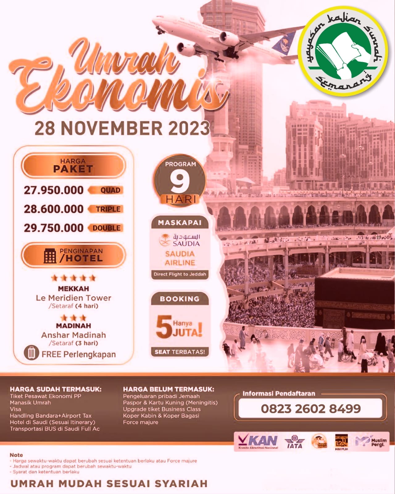 Program Umroh YKSS Umroh Ekonomis November