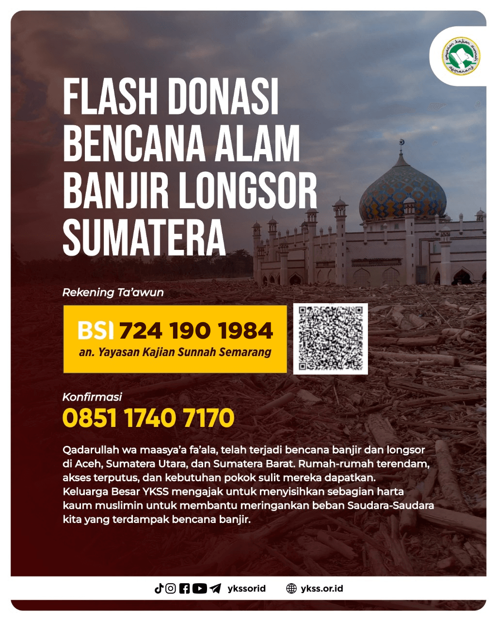 Flash Donasi Bencana Alam Banjir Longsor Sumatera